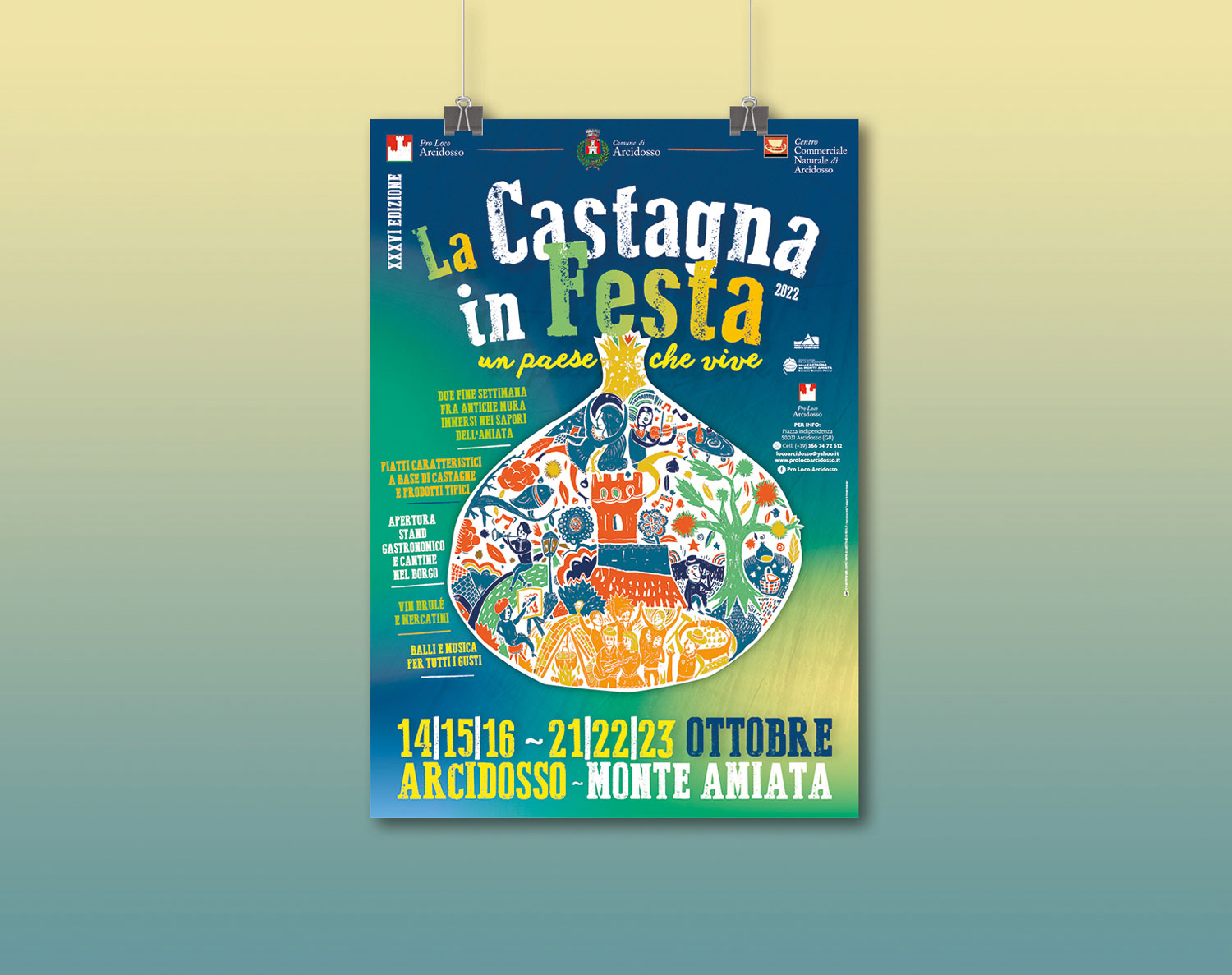 La Castagna in Festa locandina 2022