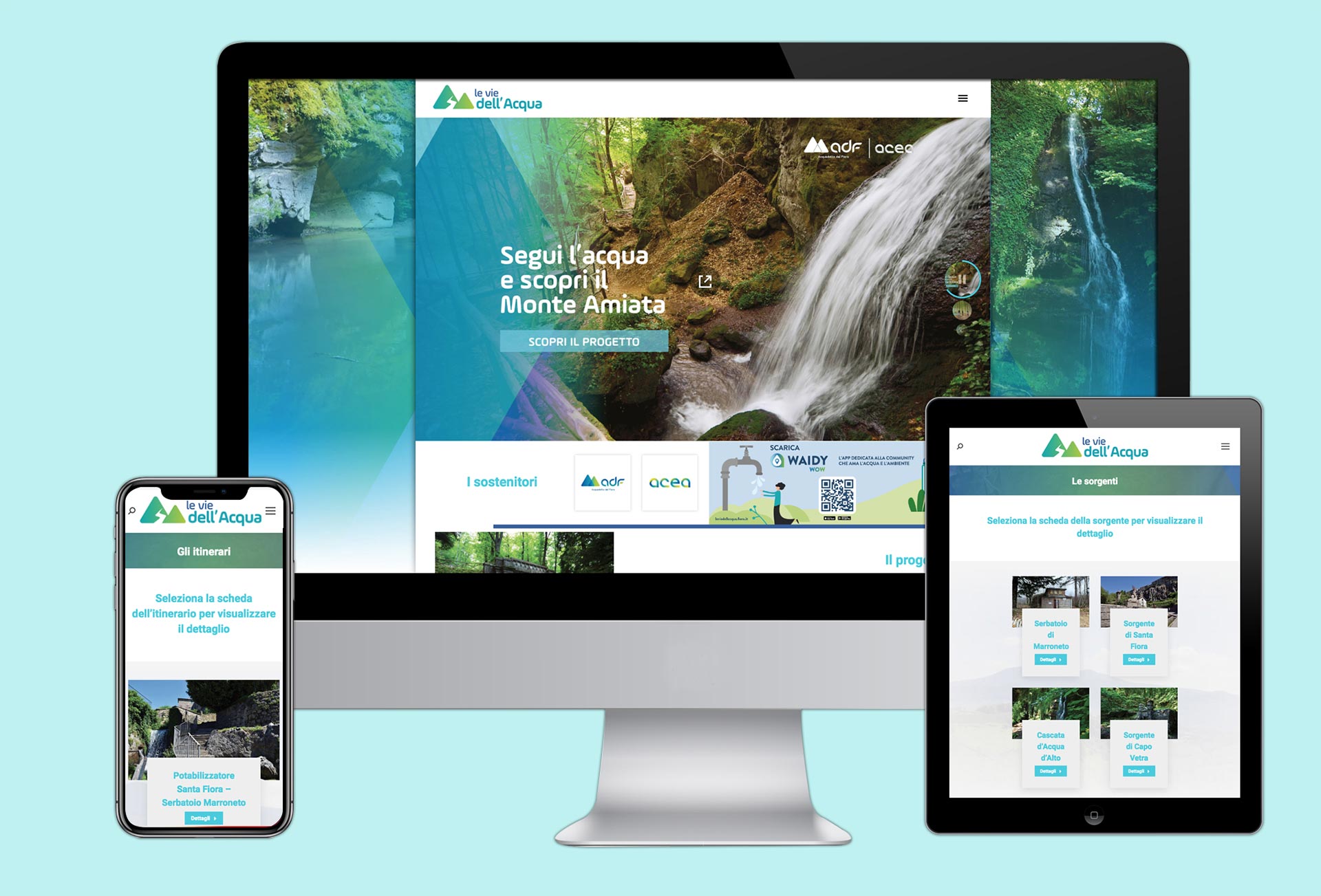 Le Vie dell'Acqua sito web