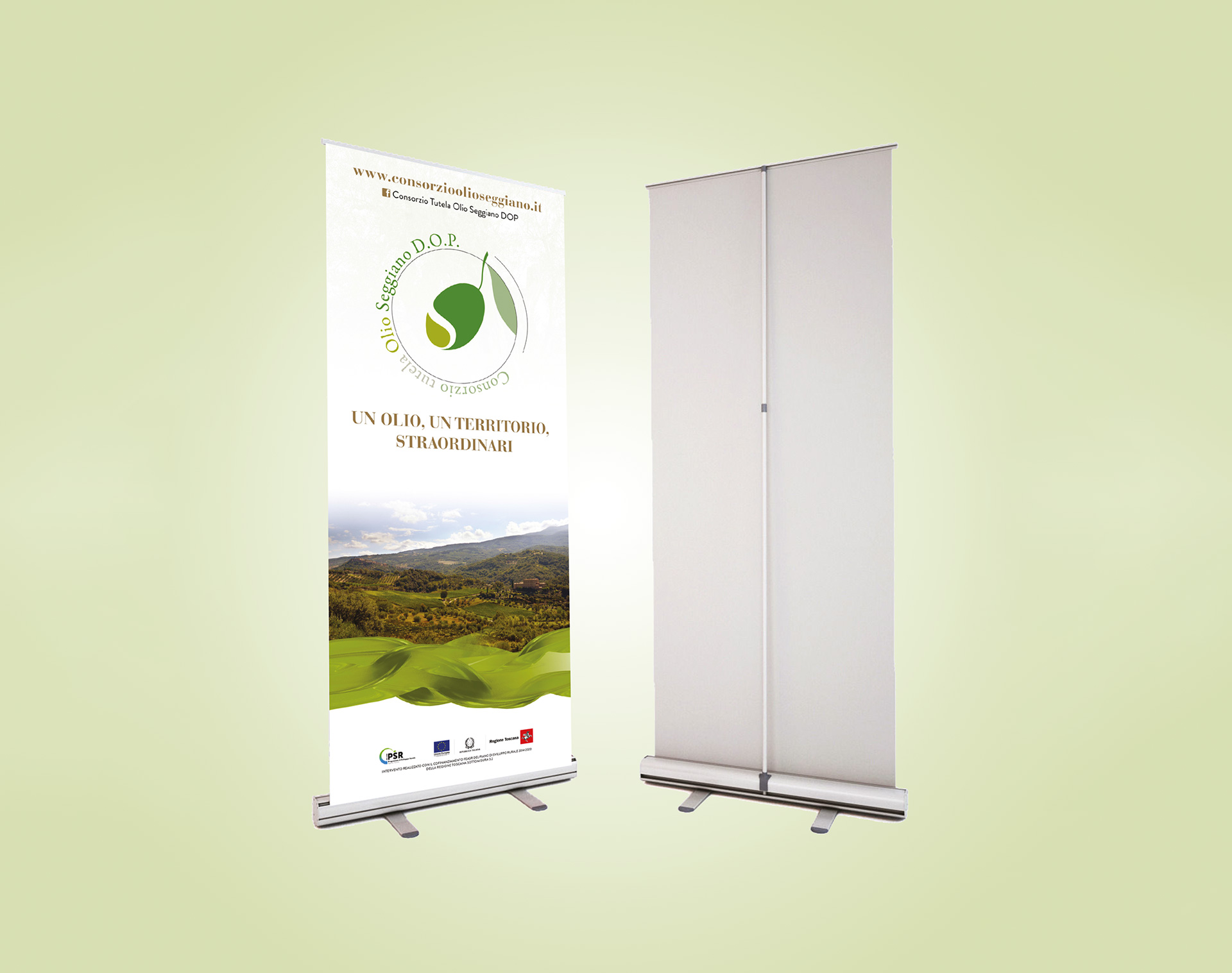 Consorzio Olio DOP Seggiano roll-up