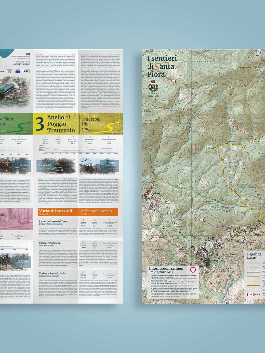 foto cartina sentieri santa fiora