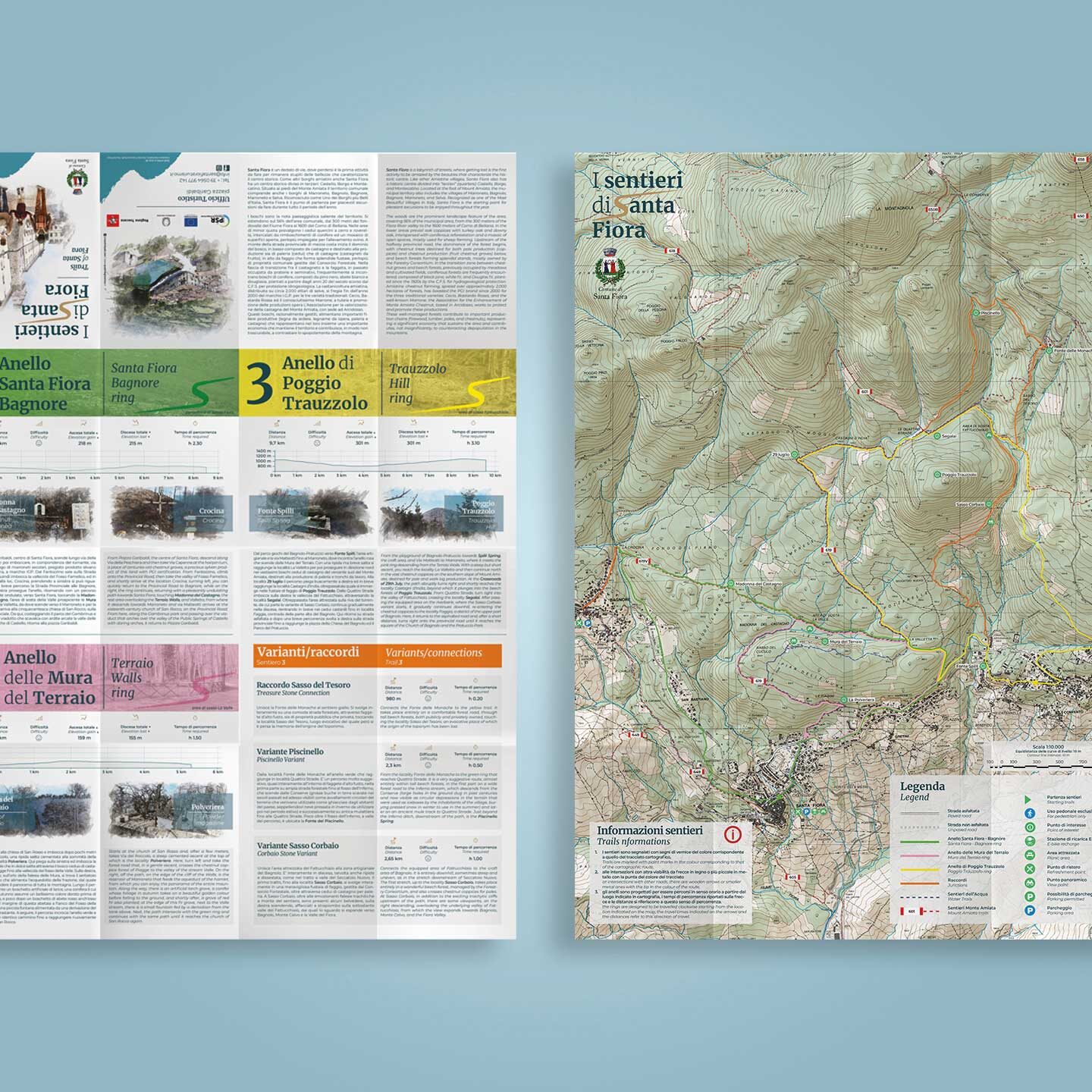 foto cartina sentieri santa fiora