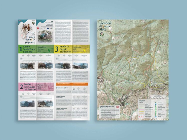 foto cartina sentieri santa fiora