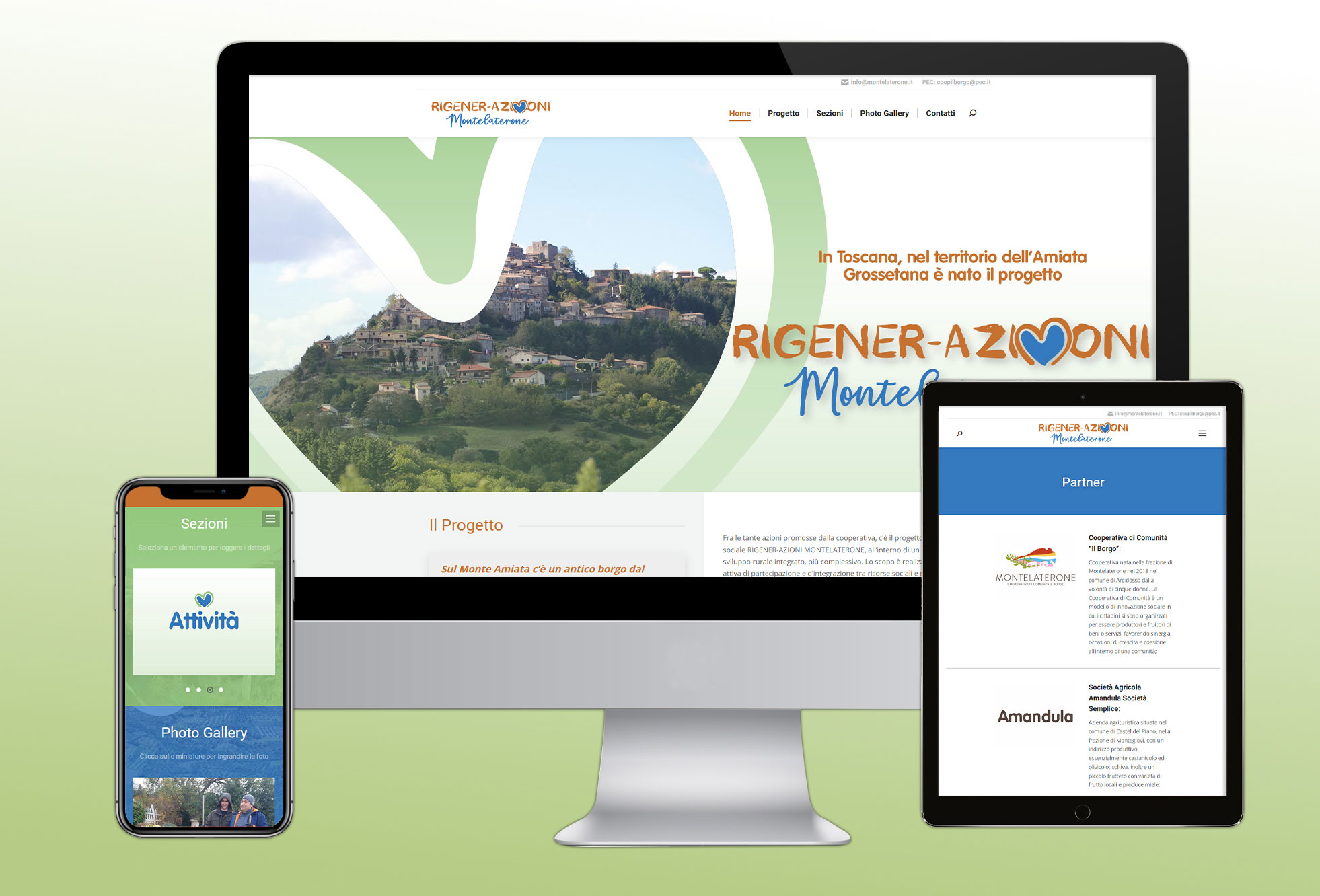 Rigener-Azioni sito web