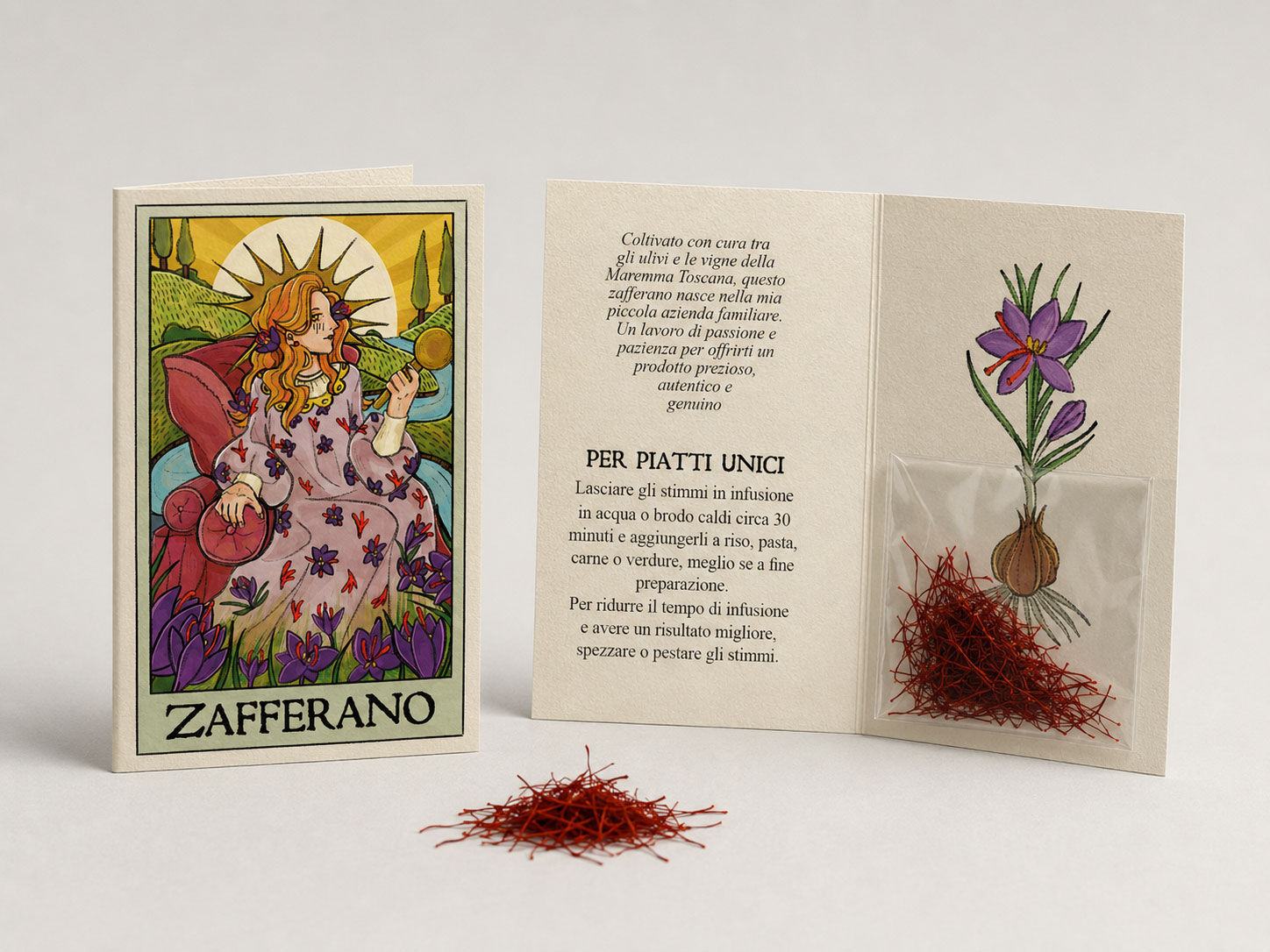 ambaradan etichetta zafferano